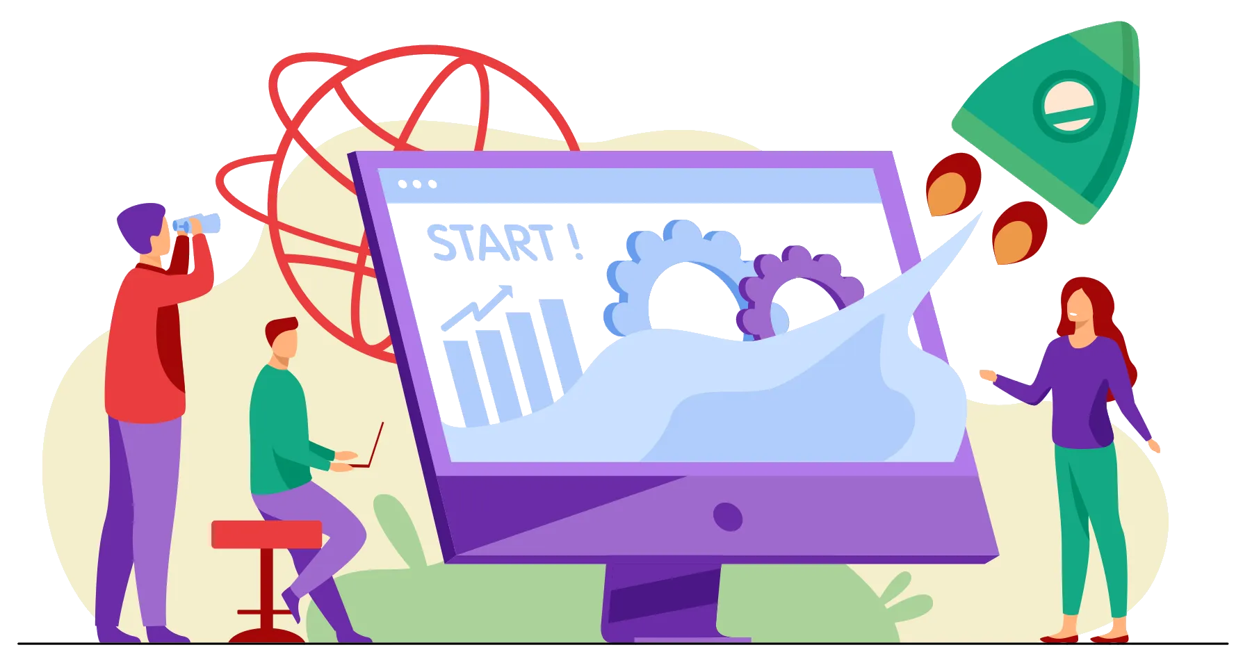 Modern web development hero